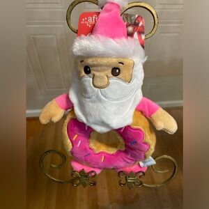 AFP Happy Holidays Squeaky Dog Toy , Santa  14” With Squeaker